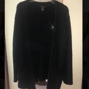 Black cardigan